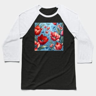 Tulip Flower Baseball T-Shirt